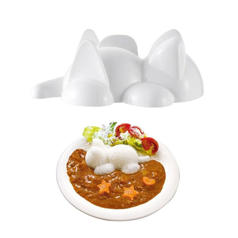 Home Cooking For Cats - 새로운 고양이 모양 오니기리 몰드 DIY