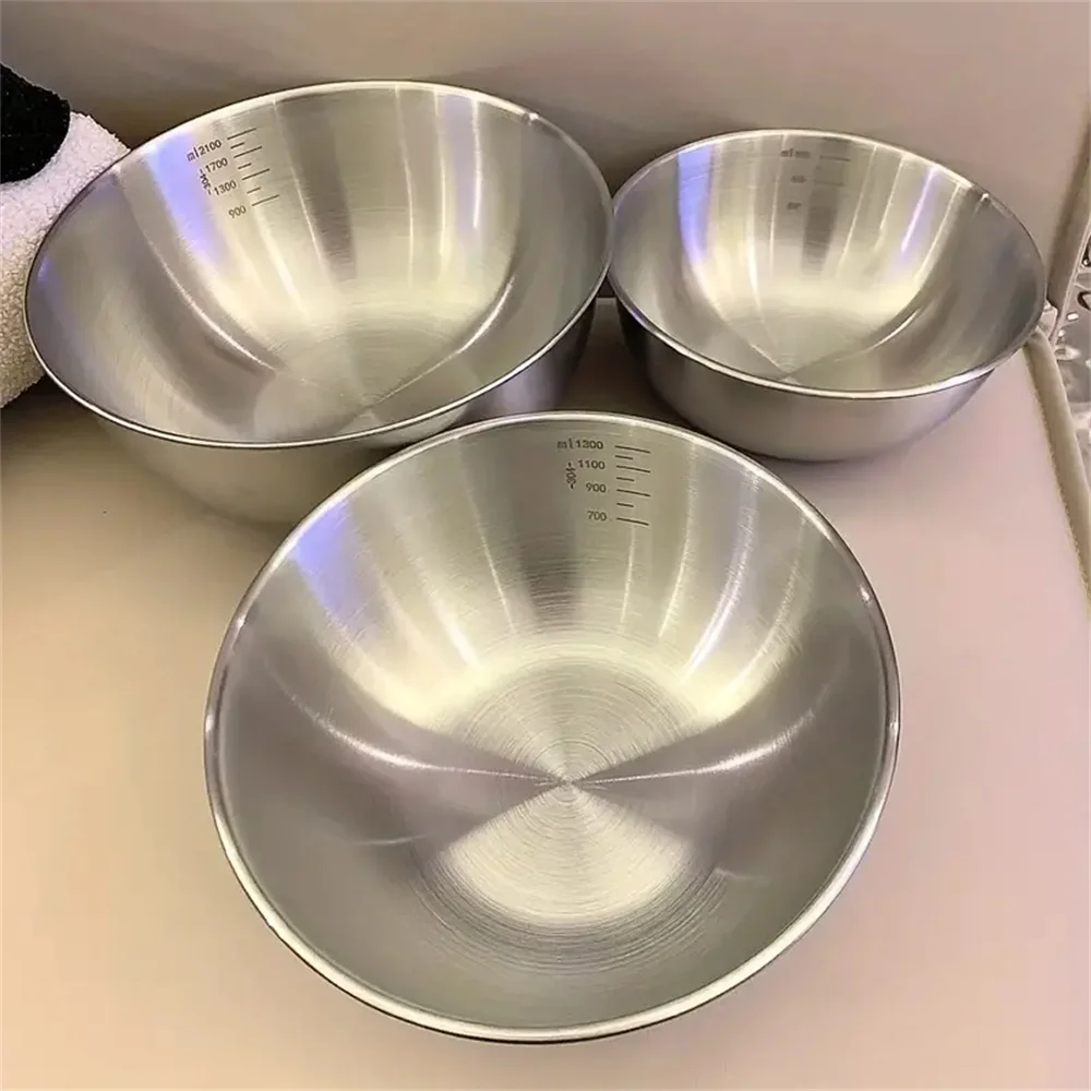 Home Cooking Food - 1-3개 스테인리스 스틸 볼 세트(계량 눈금