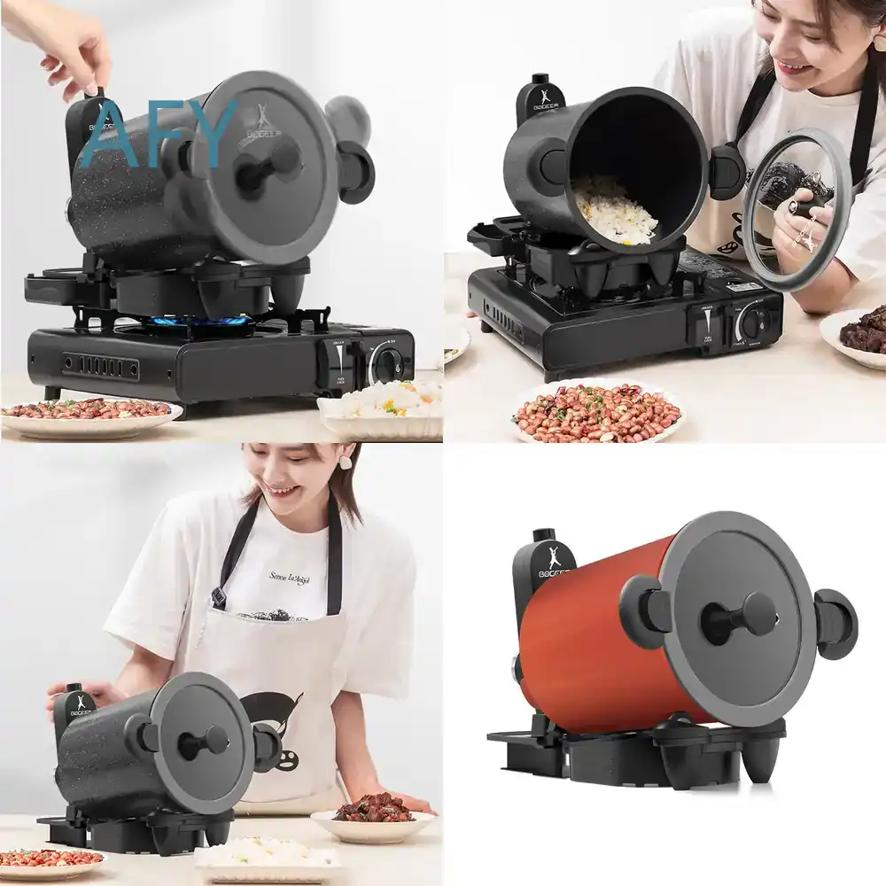 가정 및 야외용 다기능 조리기 360 °   회전식 볶 - Home Cooking Fried Rice 리뷰 및 가격