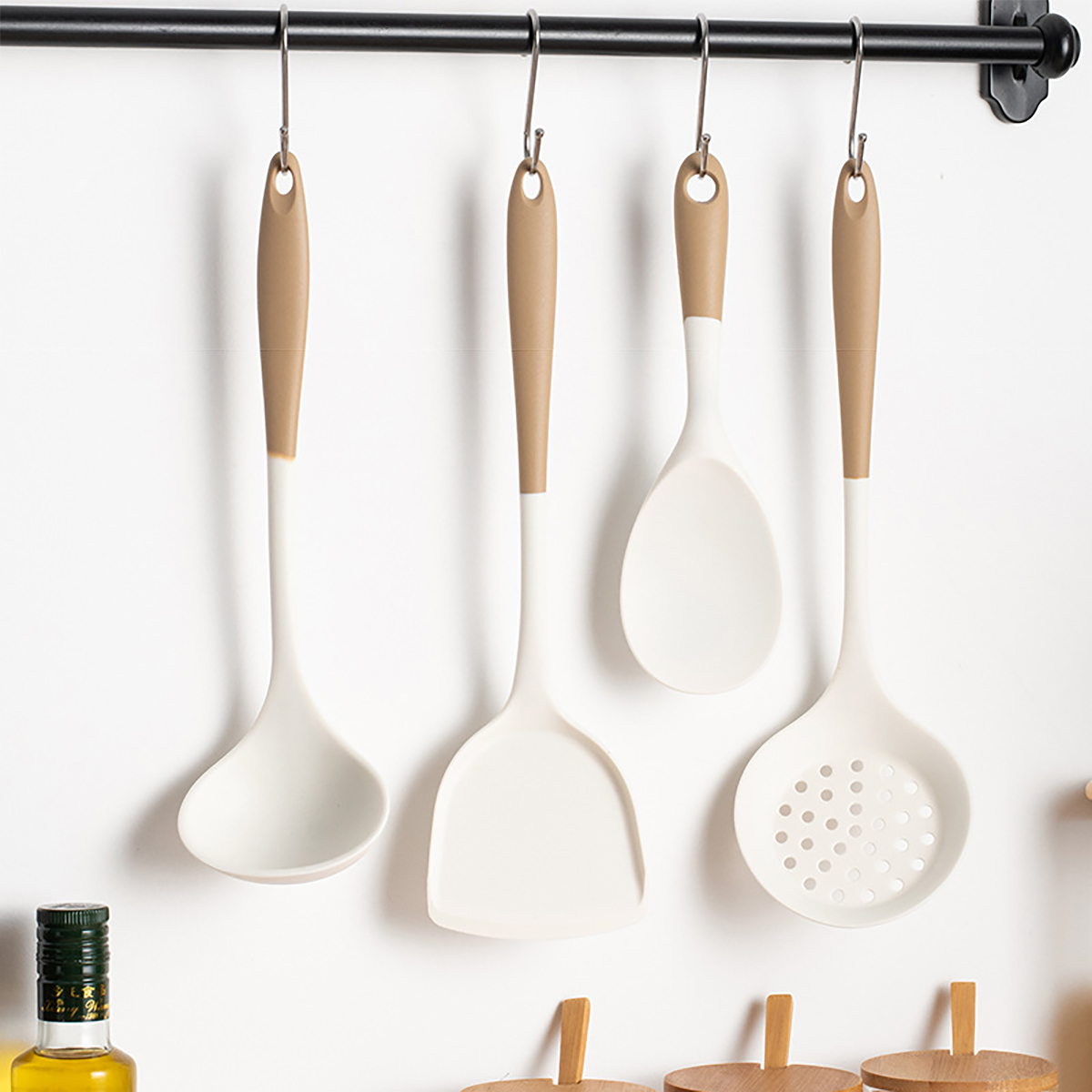 실리콘 주방 용품 세트, 냄비 삽, 누수 스푼, 수프  - Home Cooking Services 리뷰 및 가격