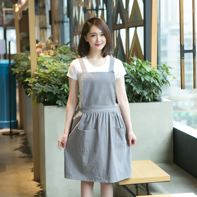 패션 공주 앞치마 주방 요리 단일 레이어 홈 앞치마 숙 - Home Cooking Work 리뷰 및 가격