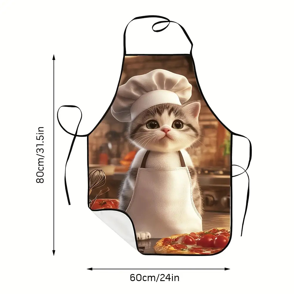 1pc 유니섹스 주방 앞치마 셰프, 고양이, 피자 고품 - Home Cooking For Cats 리뷰 및 가격