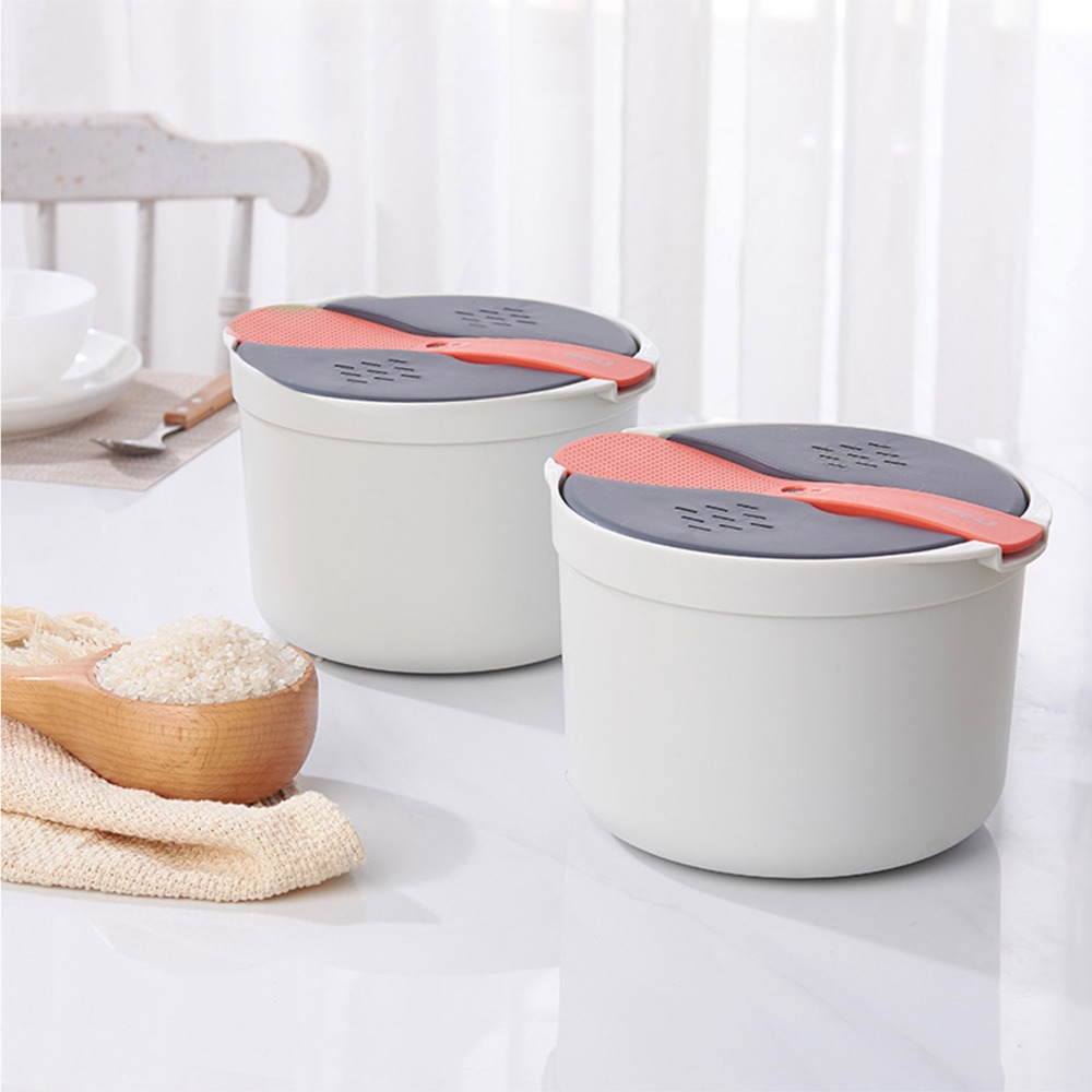 두꺼운 2L 전자레인지 밥솥 PP 소재 2단 디자인 밥 - Steamer Bamboo Set 리뷰 및 가격