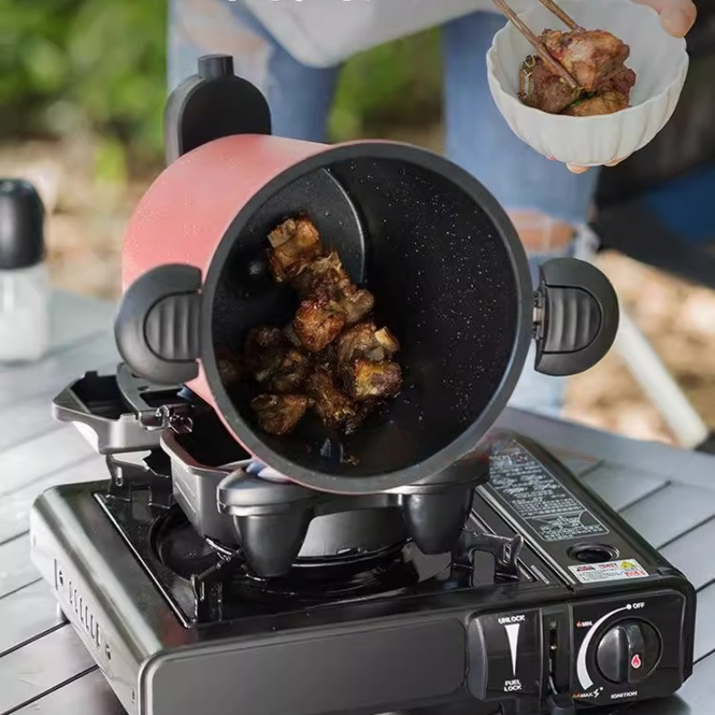 360 °   지능형 회전식 야외 및 가정용 조리기계  - Home Cooking Fried Rice 리뷰 및 가격