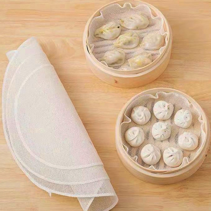 5Pcs 28CM 순수 목화 기선 천 가정용 서랍 천  - Steamer Bamboo Set 리뷰 및 가격